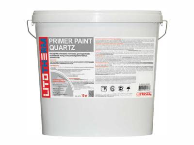 Грунтовка акриловая фасадная LITOTHERM Primer Paint Quartz LITOKOL 15кг, рис. 1
