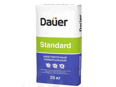 Клей плиточный STANDART 25кг (48) DAUER, рис. 1