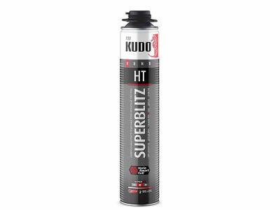 Клей-пена универсальная всесезонная профессиональная (-10С...+35С) PROFF SUPERBLITZ HT KUDO 850мл , рис. 1