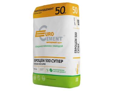 Цемент М500 Д20 ЦЕМ II/А-Ш 42,5Н ЕВРОЦЕМЕНТ ЛИП ЦЕМРОС 50кг (39), рис. 1