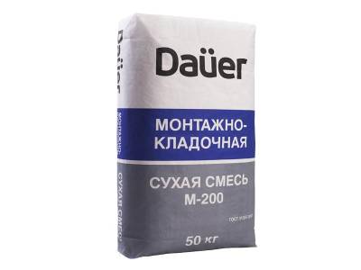 УЦЕНКА Смесь сухая М-200 монтажно-кладочная Baumax DAUER 50кг (40), рис. 1