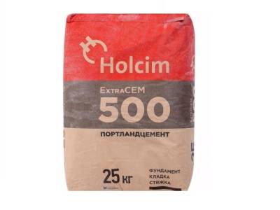 УЦЕНКА Цемент М500 ЦЕМII/A-К(Ш-И) 42,5 Н ExtraCEM 500 HOLCIM 25кг (56), рис. 1