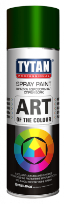 Краска аэрозольная акриловая Art of the color темно-зеленый 400мл TYTAN Professional (12), рис. 1