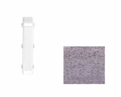 Соединитель ПВХ плинтуса 58мм текстурированный 096 Розовый гранит T-PLAST, рис. 1