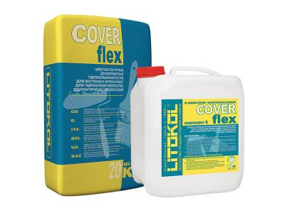 Смесь гидроизоляционн. эластич. COVERFLEX(A+B) двухкомпон. 30кг LITOKOL, рис. 1