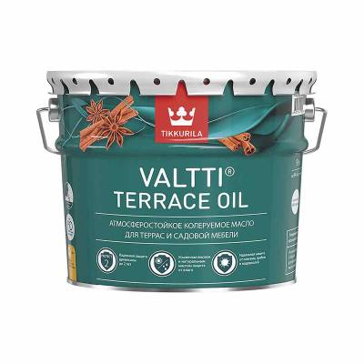 Масло для террас Valtti Terrace Oil (Валтти) TIKKURILA 9л бесцветное (база ЕС), рис. 1