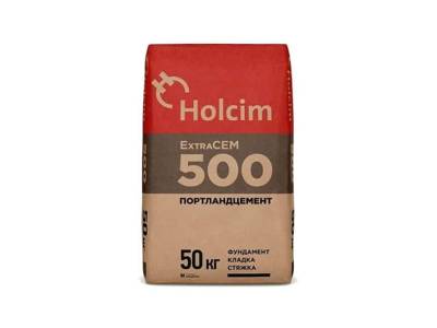 УЦЕНКА Цемент М500 ЦЕМII/A-К(Ш-И) 42,5 Н ExtraCEM 500 HOLCIM 50кг (30), рис. 1