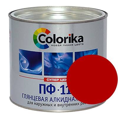 Эмаль ПФ-115 красный 2,5кг (6) Colorika, рис. 1