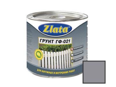 Грунт ГФ-021 серый 2,6кг (6) Zlata, рис. 1