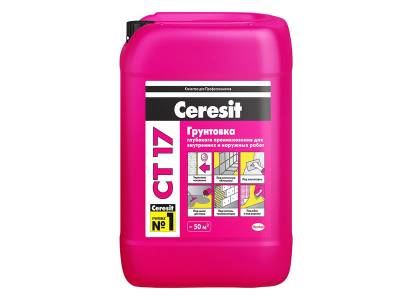 УЦЕНКА Грунтовка водно-дисперсионная глубокого проникновения CT 17 PRO CERESIT 5л (120), рис. 1