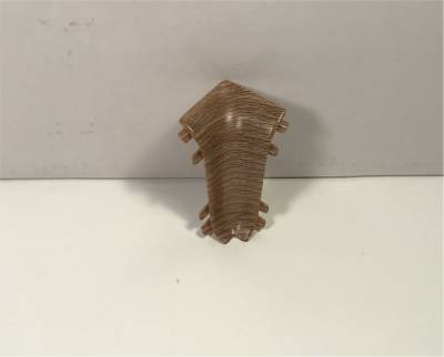 Угол ПВХ плинтуса внутренний К55 207 Дуб Кофейный КОМФОРТ IDEAL, рис. 1