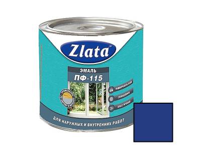 Эмаль ПФ-115 синий 1,8кг (6) Zlata, рис. 1