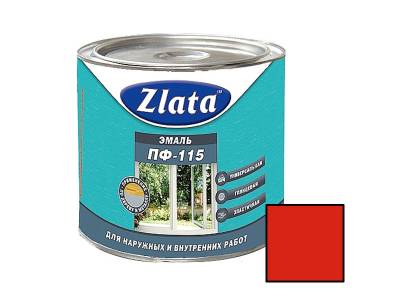 Эмаль ПФ-115 красный 0,8кг (6) Zlata, рис. 1